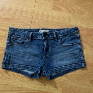 Mini denim shorts